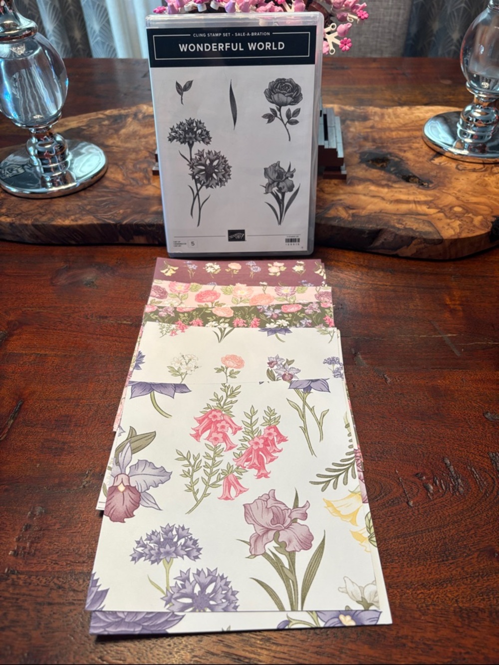 Wonderful World Floral Stamp Set & Designer Series Paper